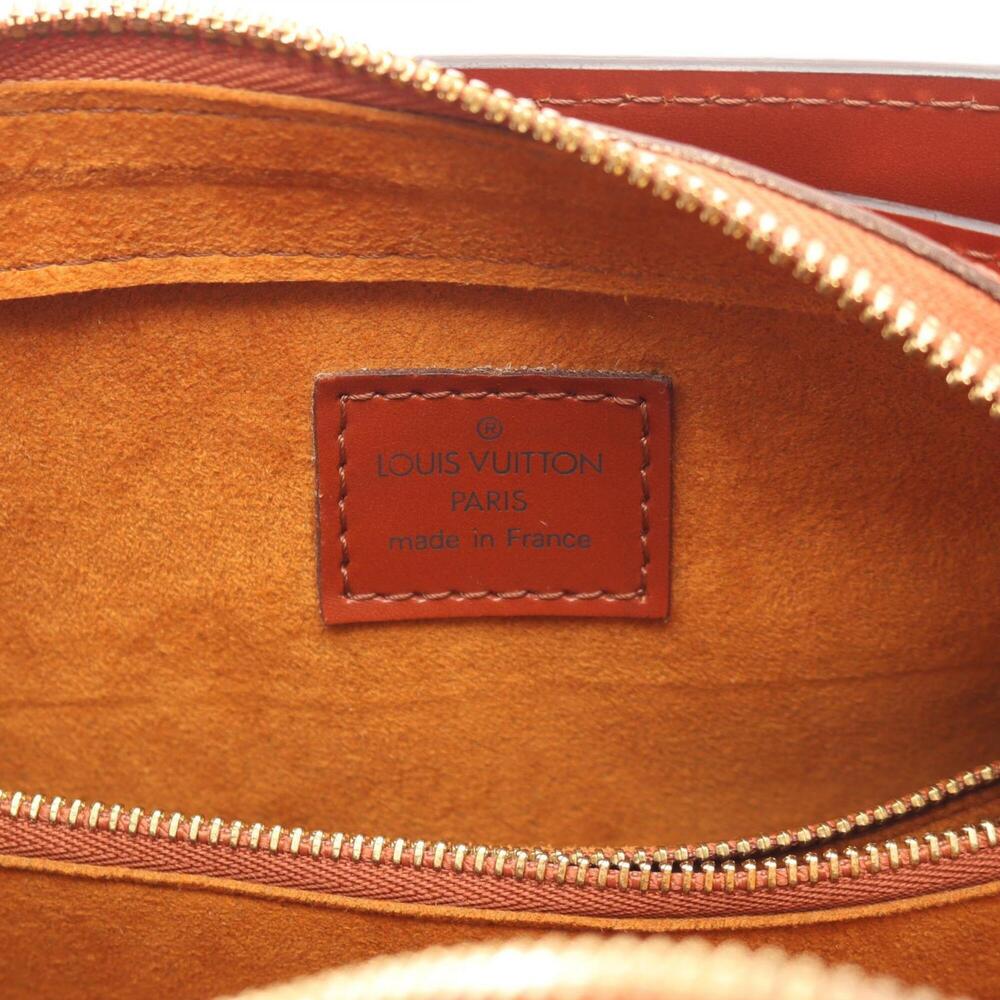 LOUIS VUITTON Authentic Brown Leather Bag - Picture 4 of 8